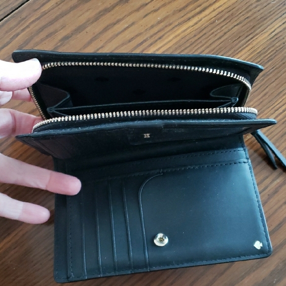 Kate Spade Black Leather Crossbody Satchel and Wallet Set - Picture 4 of 4